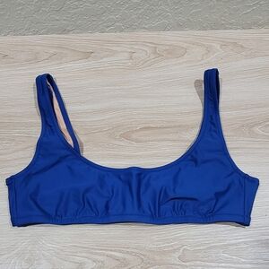 J.Crew Royal Blue Square Back Bikini Top
